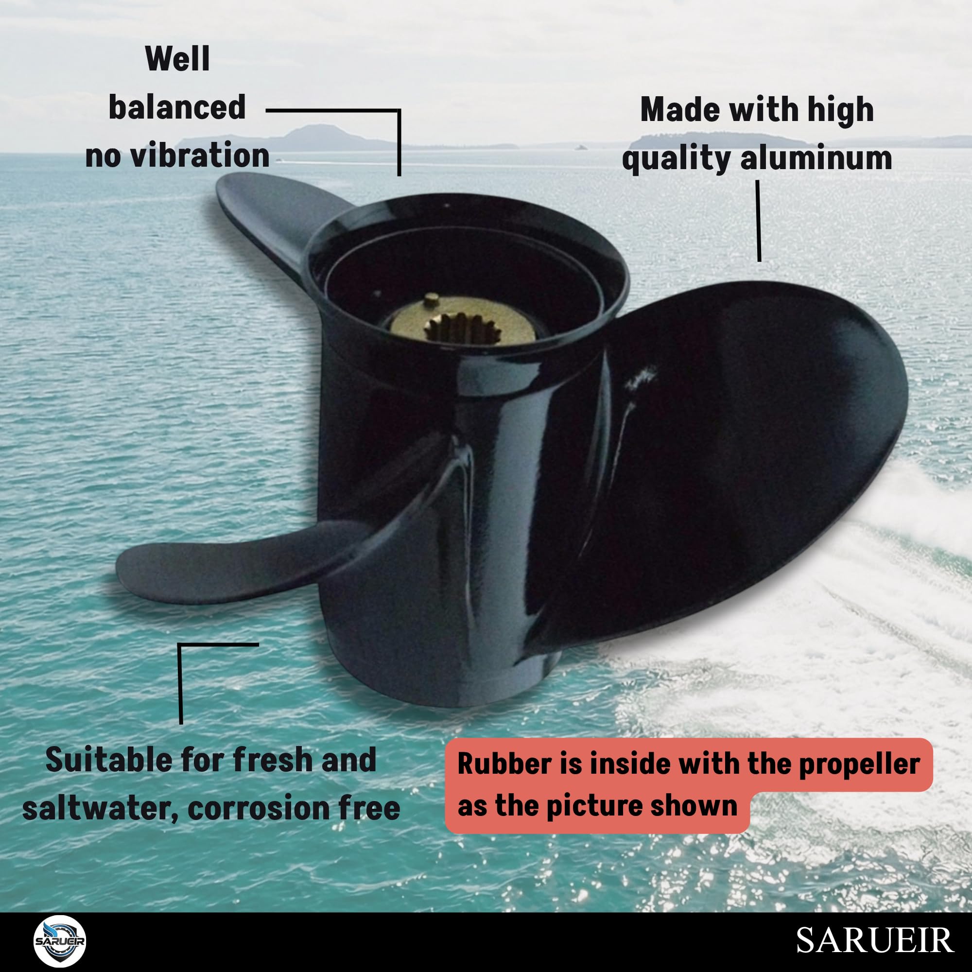 Amazon.com : Asaki 48-73134A40 73134A40 Aluminum Propeller 10 5